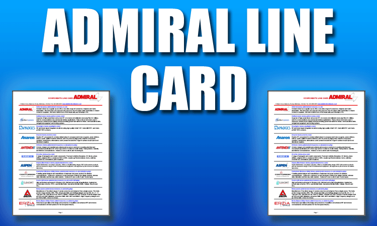 product line card template word
